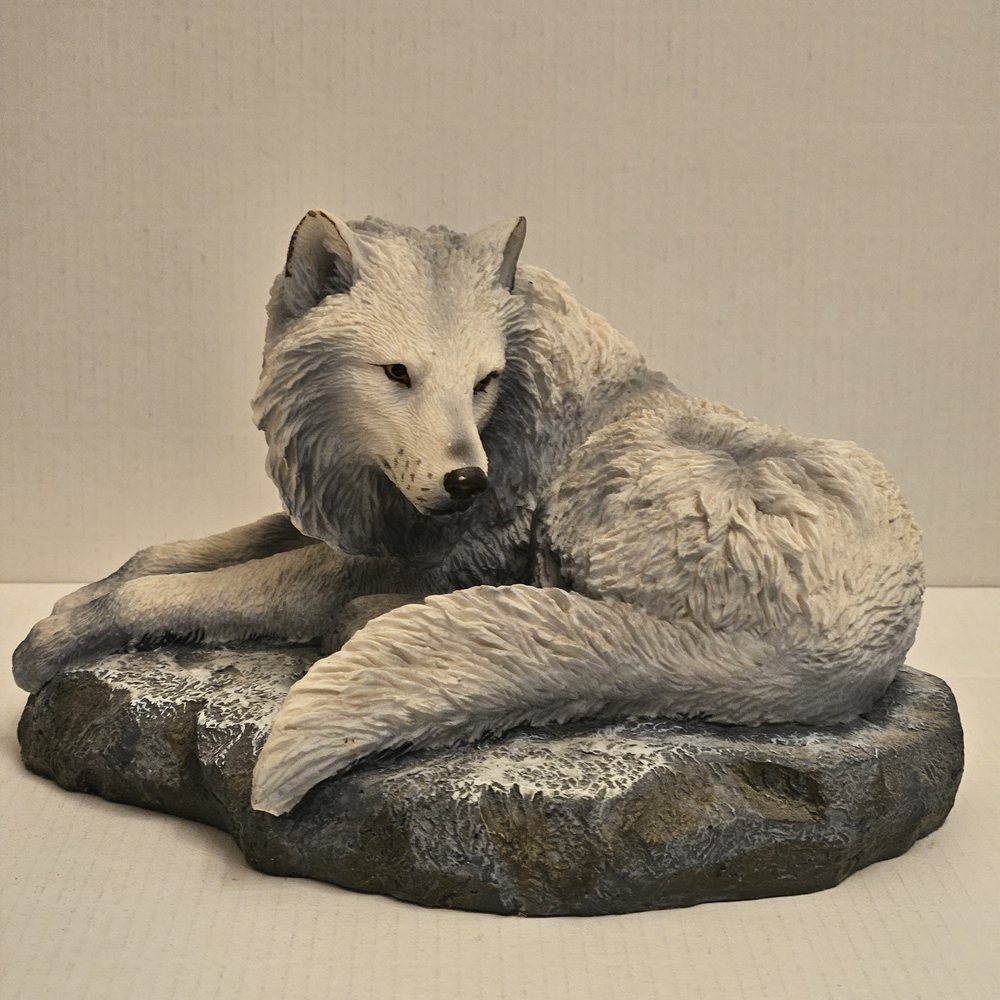 "Guardian Of The North" Wolf Figurine by Lisa Parker